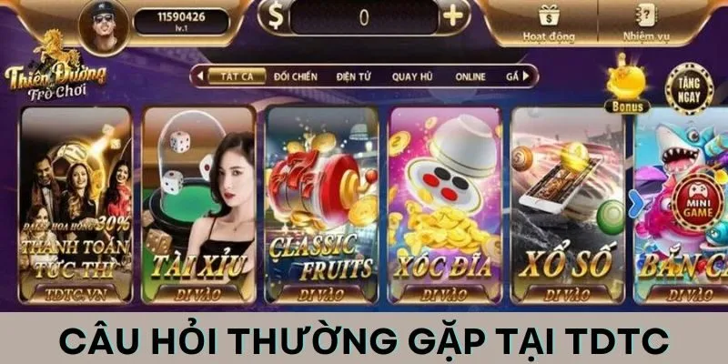 TDTC là cổng game rất được yêu thích