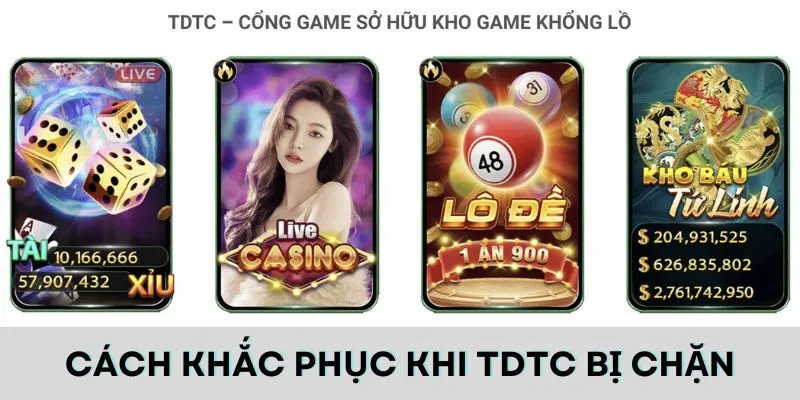 Vào được web là có kho game phong phú đang chờ